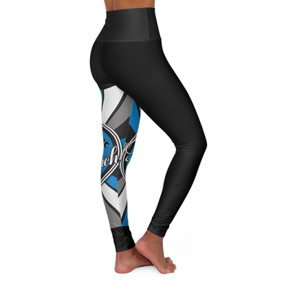 FW Stripes High Waisted Yoga Leggings (AOP)