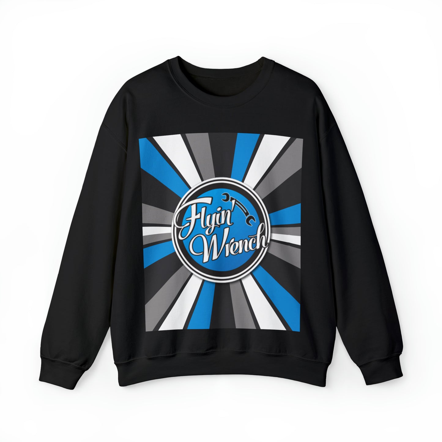 FW Retro Stripes Unisex Heavy Blend™ Crewneck Sweatshirt