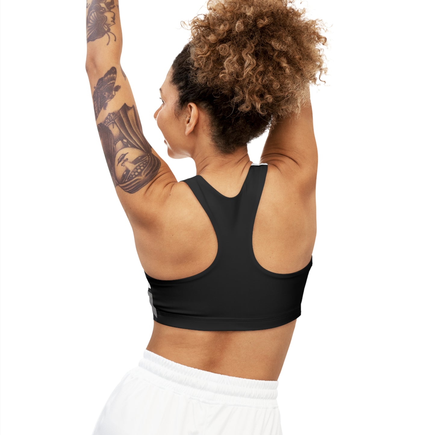 FW Stripes Seamless Sports Bra (AOP)