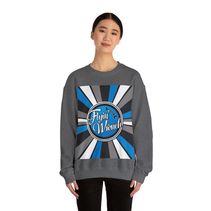 FW Retro Stripes Unisex Heavy Blend™ Crewneck Sweatshirt